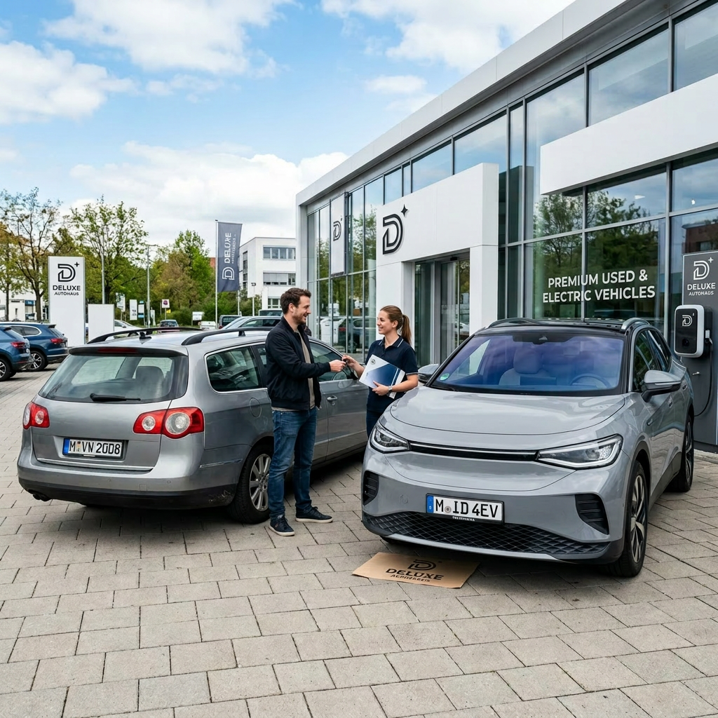 Remove Volkswagen branding, independent car dealer